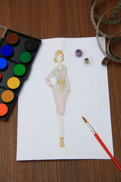 fashion drawings - Photo, Image