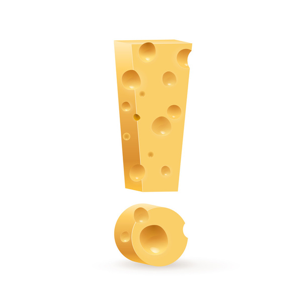 Cheese sign - Vector, imagen
