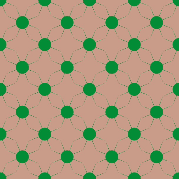 Vektor-Illustration nahtloser Muster mit einfachen geometrischen Sonnen - Vektor, Bild