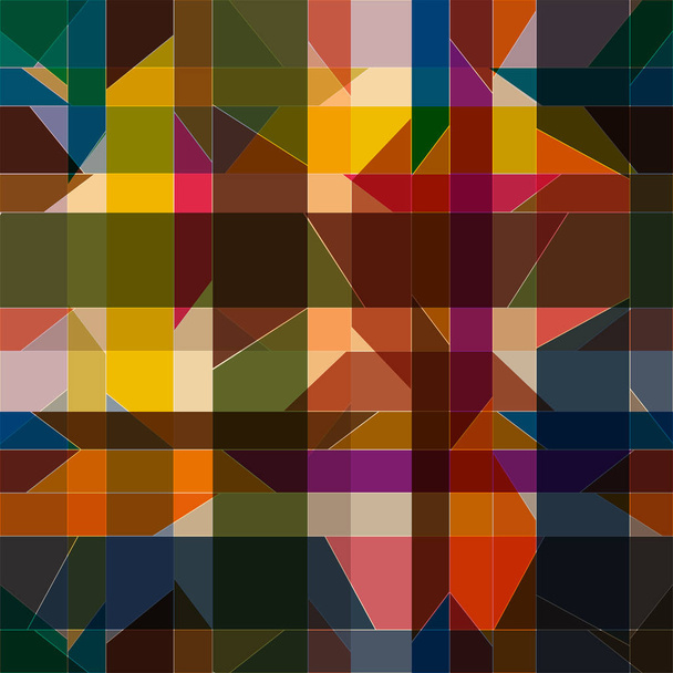 Abstract geometric colorful seamless pattern for background.  - Vektor, Bild