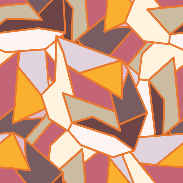 vector illustration of abstract geometric colorful seamless pattern - Vektor, Bild