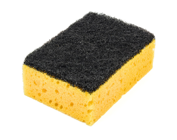 sponge for washing dishes isolated on white background - Photo, Image