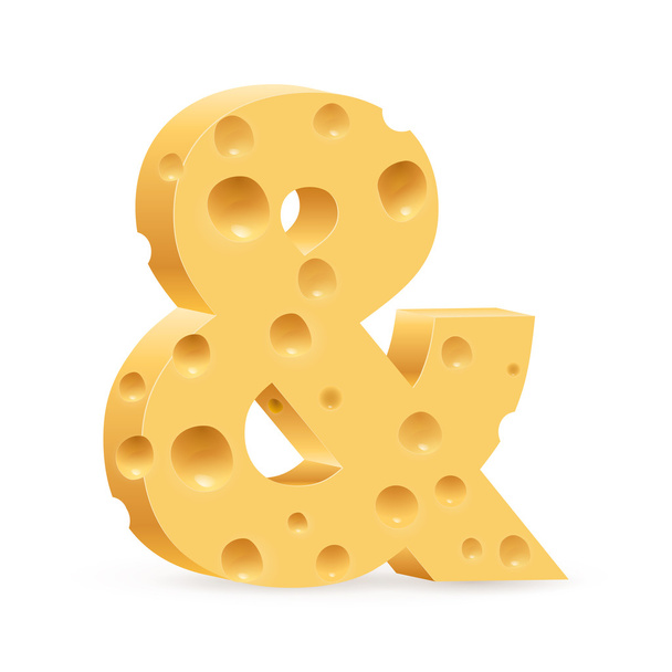 Cheese sign - Vector, Image
