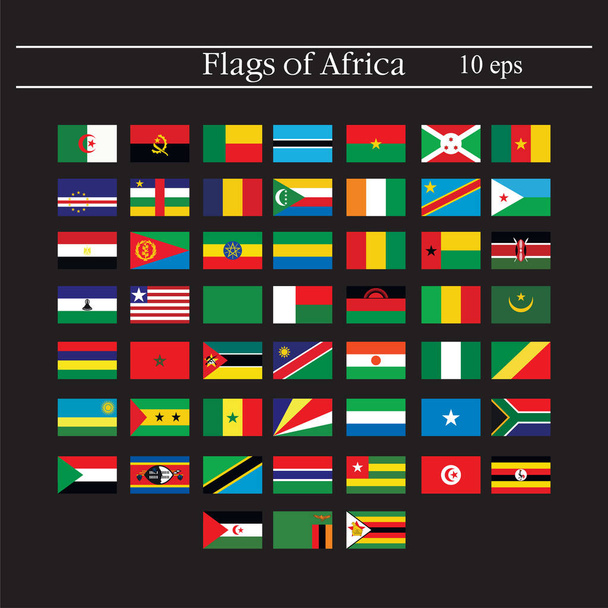 Simple cercle drapeaux vecteur des pays dans le style plat
. - Vecteur, image