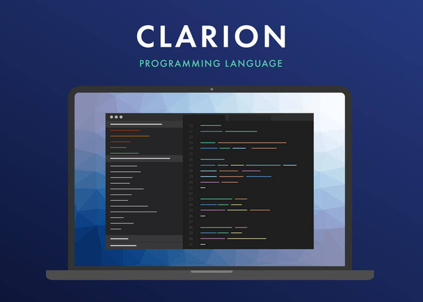 クラリオンのプログラミング言語 - ベクター画像