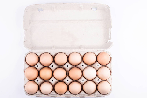 chicken eggs closeup. eggs - Zdjęcie, obraz