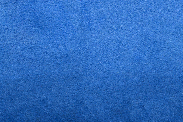 blaue Mikrofaser texture.microfaser Hintergrund ist blau. - Foto, Bild