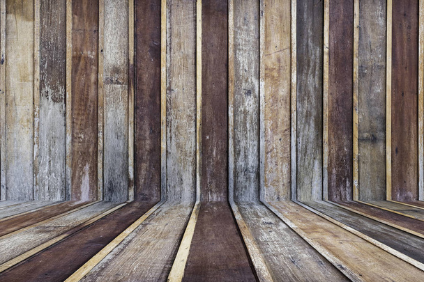 Vertical wooden wall ,  Wooden texture background - Photo, Image