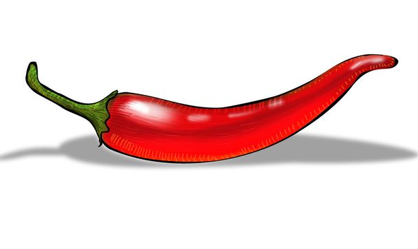 Red hot chili pepper - Foto, afbeelding