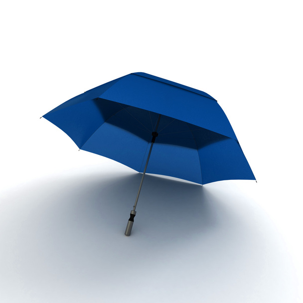 Blue umbrella - Фото, изображение