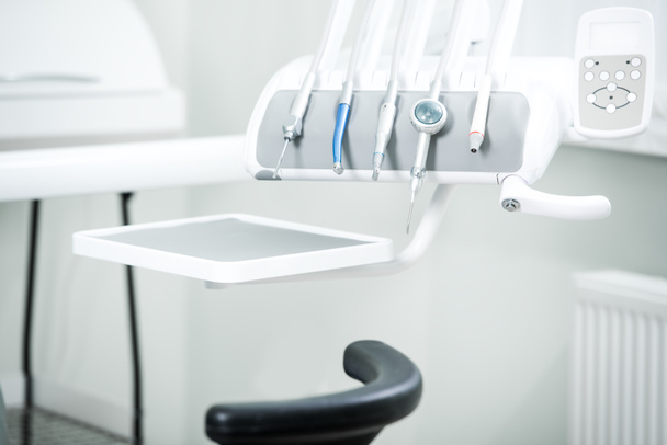 selective focus of modern dental clinic with medical equipment  - Photo, Image