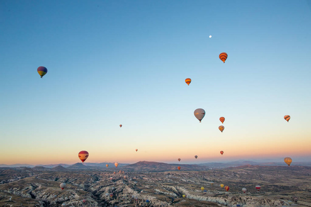 The great tourist attraction of Cappadocia - balloon flight. Cappadocia is known around the world - 写真・画像