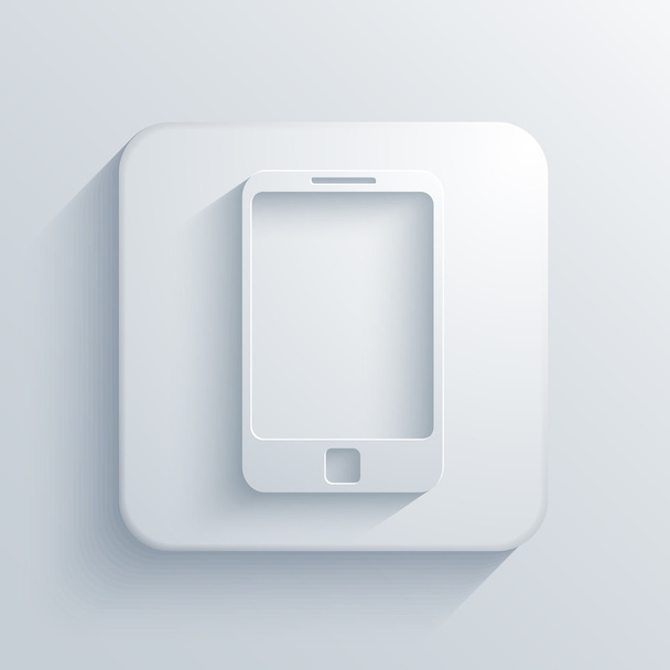 Vector light square icon. Eps10 - Διάνυσμα, εικόνα