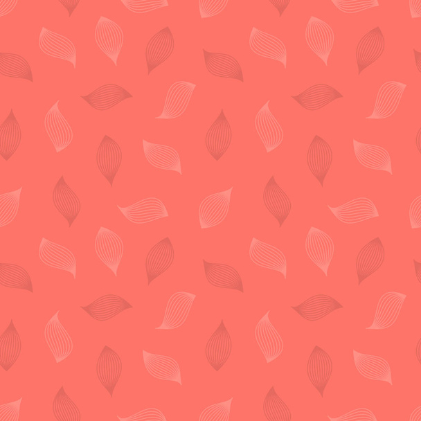 Banner geométrico rosa sin costuras. Ilustración vectorial. Living Coral - color de moda 2019 año
. - Vector, Imagen
