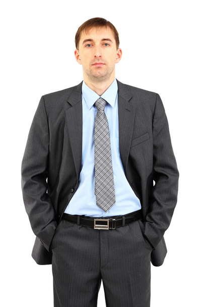 Young businessman isolated on whit - Photo, image