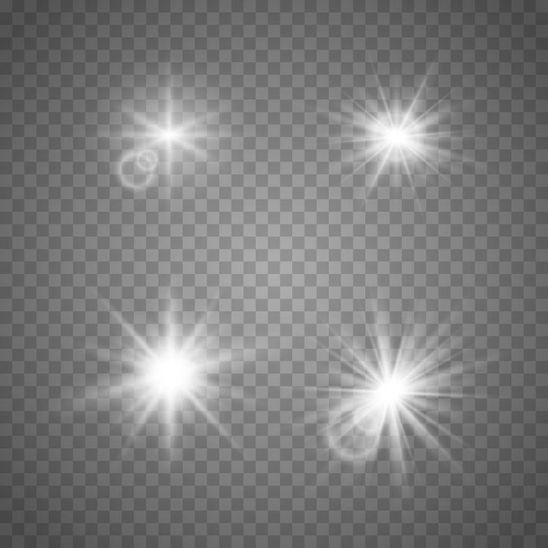 輝く光星  - ベクター画像