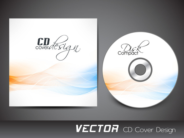 CD Cover design for your business. EPS 10. - Wektor, obraz