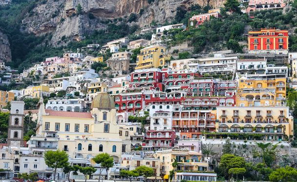 General view of Positano Town in Neples City, Italy - Фото, зображення