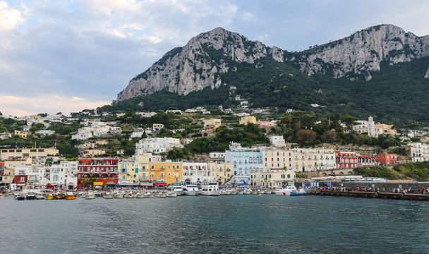 General view of Capri Island in Neples City, Italy - Фото, зображення