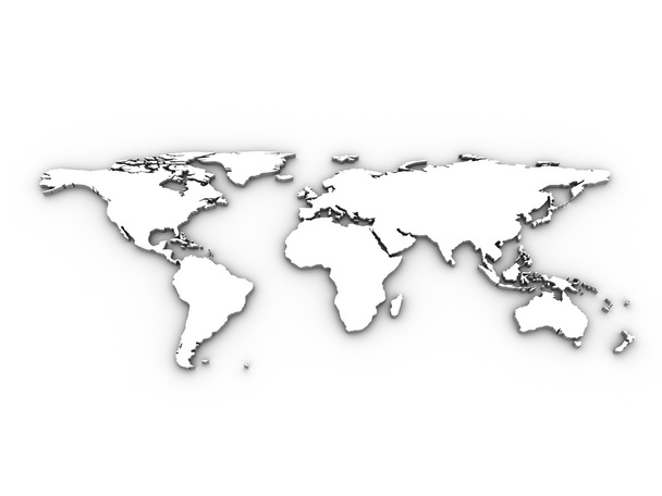 Ilustración del mapa mundial - Foto, imagen