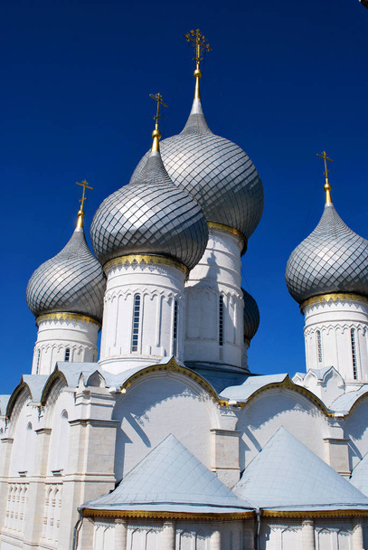 The Cathedral of the Dormition in the Rostov Kremlin. Rostov the Great, Yaroslavl Oblast, Russia - Zdjęcie, obraz