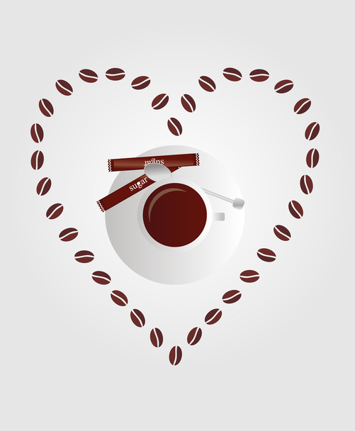 векторная иллюстрация кофе
 - Вектор,изображение