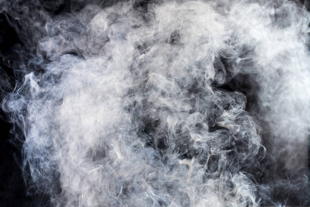 smoke on black background - Fotó, kép