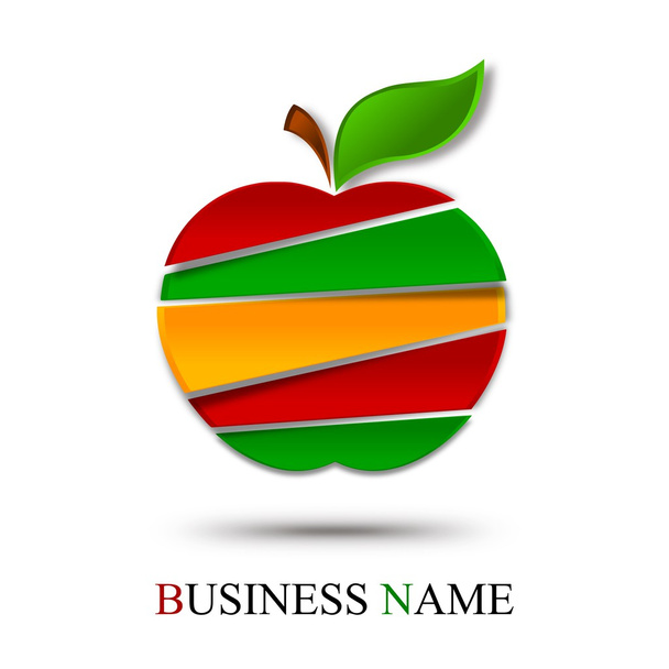 abstraktní logo Apple - Fotografie, Obrázek