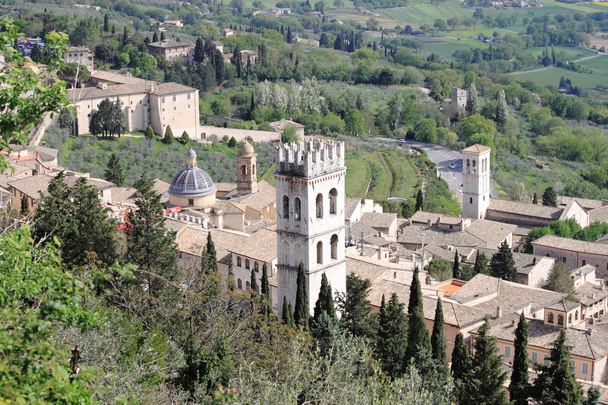 Stadtbild in Assisi - Foto, Bild