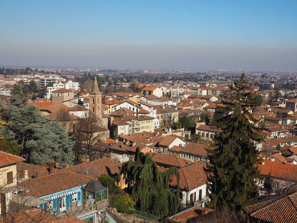 A légi felvétel a város Rivoli, Olaszország - Fotó, kép