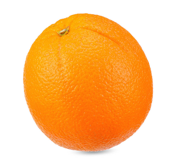 Naranja fresco aislado en blanco con camino de recorte
 - Foto, Imagen