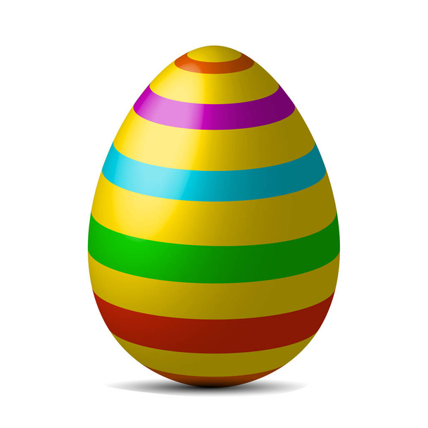 Easter egg. Spring. Holidays in April. Gift. Seasonal celebration. - Vektor, obrázek