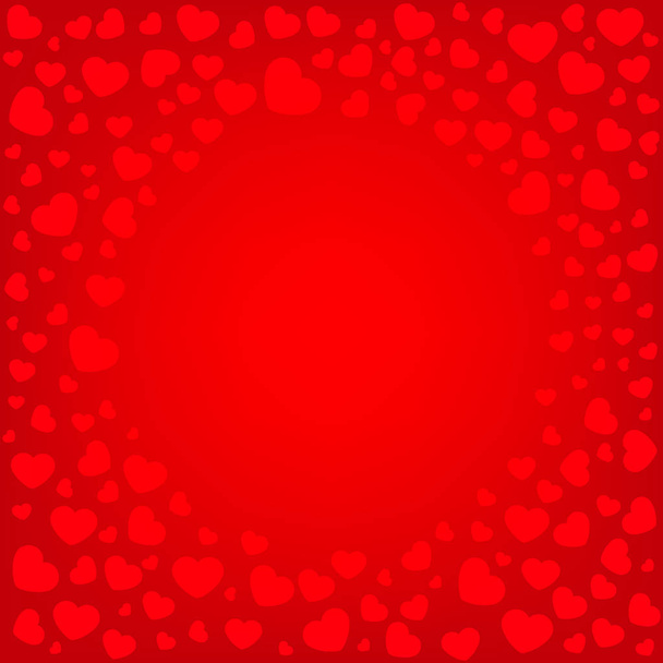 Salutation rouge Arrière-plan avec des cœurs
 - Vecteur, image