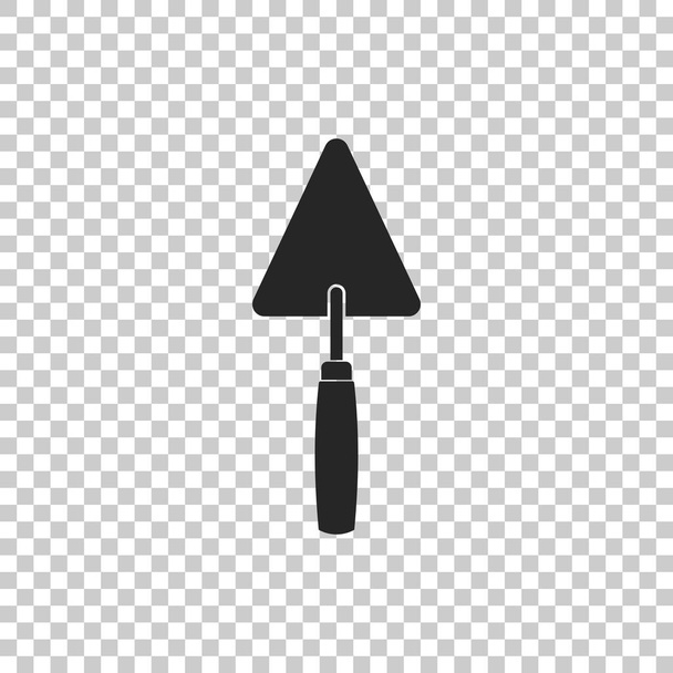 Trowel icon isolated on transparent background. Flat design. Vector Illustration - Vector, Image