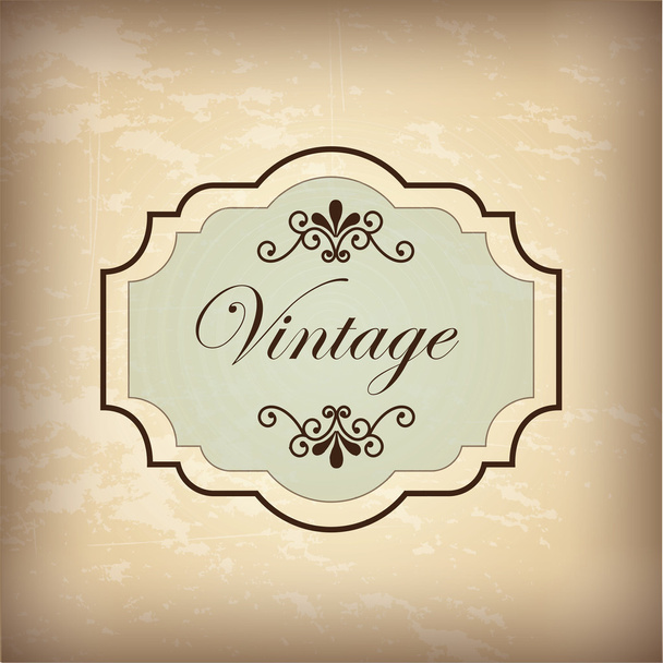 Etiqueta Vintage - Vector, imagen