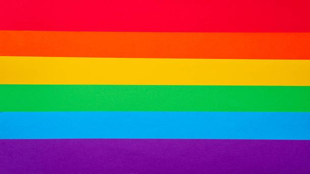Rainbow striped background.Abstract wallpaper - Φωτογραφία, εικόνα