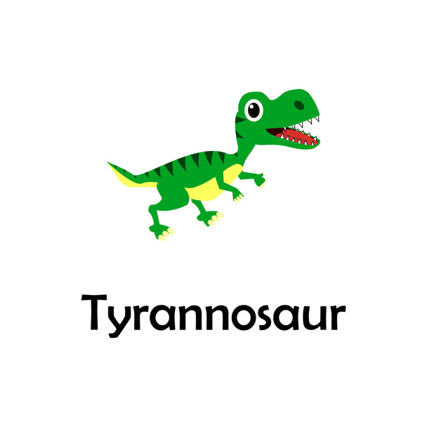 tyrannosaur illustration. Element of travel icon for mobile concept and web apps. Thin line tyrannosaur icon can be used for web and mobile. Premium icon on white background - Vektor, Bild