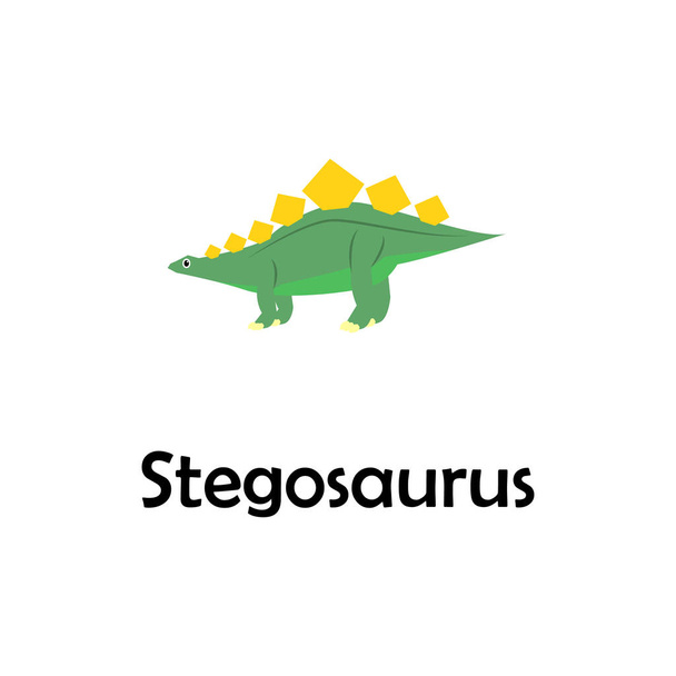 stegosaurus illustration. Element of travel icon for mobile concept and web apps. Thin line stegosaurus icon can be used for web and mobile. Premium icon on white background - Vecteur, image