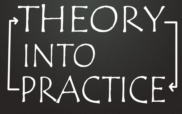 Theorie in die Praxis - Foto, Bild