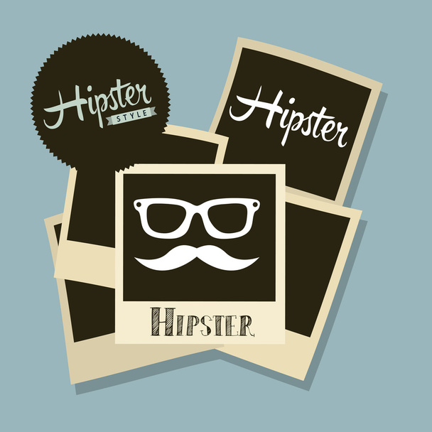 Hipster. - Vetor, Imagem