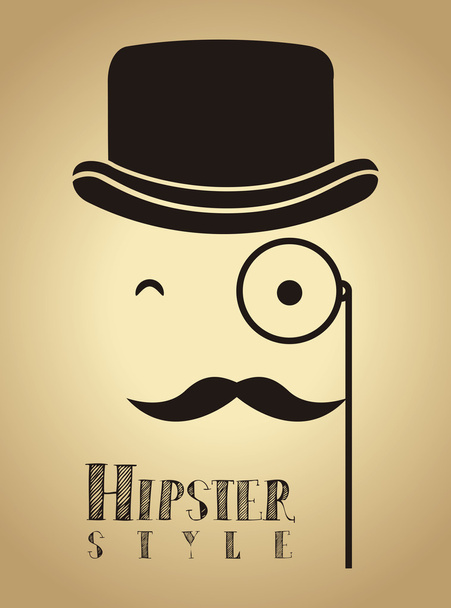 Hipsteri - Vektori, kuva