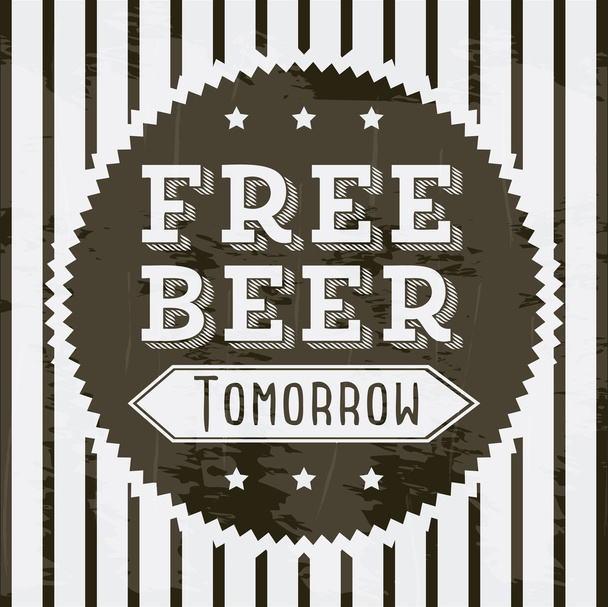 free beer - Vector, Image
