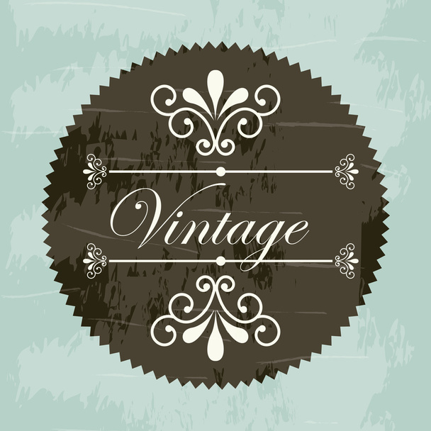 Etiqueta Vintage - Vector, Imagen