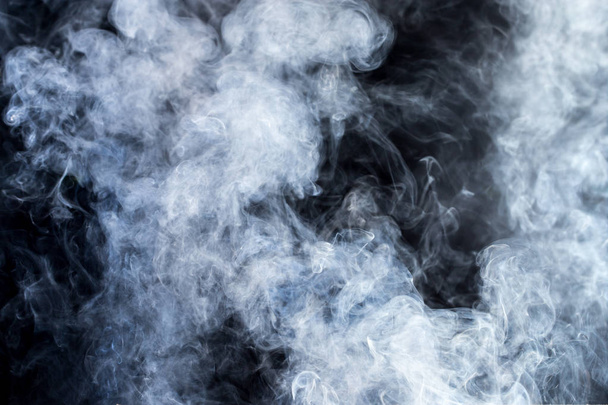 smoke on black background - Foto, afbeelding