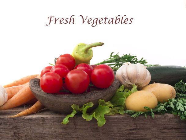 fresh vegetables with place for the text - Photo, Image