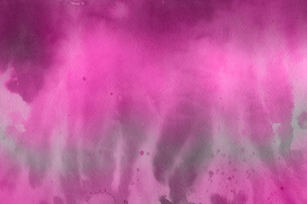 Watercolor  decorative texture. Abstract bright pink  background - Foto, Imagen