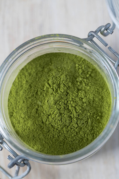 Matcha fine powdered green tea - Foto, immagini
