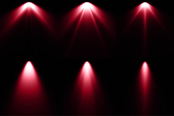 Luce rossa su sfondo nero, sfondo riflettore
 - Foto, immagini