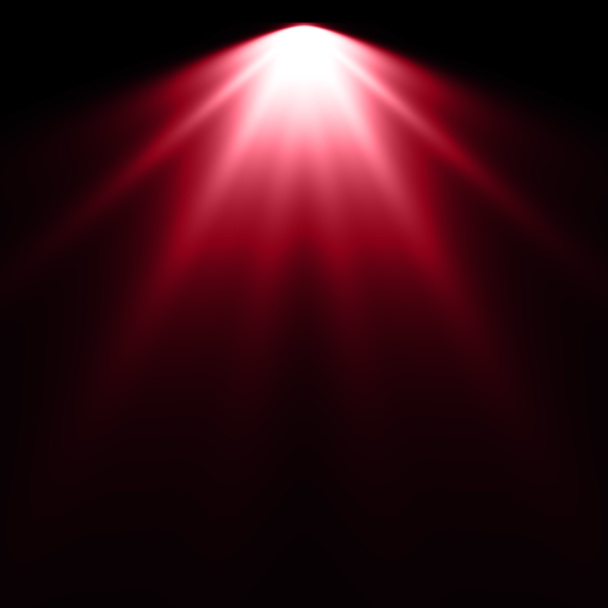 Luz roja sobre fondo negro, fondo foco
 - Foto, imagen