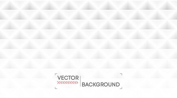 White abstract background pattern texture. Light seamless geometric triangles backdrop. Business banner, poster template .Vector.  - Vector, Image